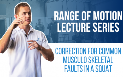 Correction for common musculo skeletal faults in a squat