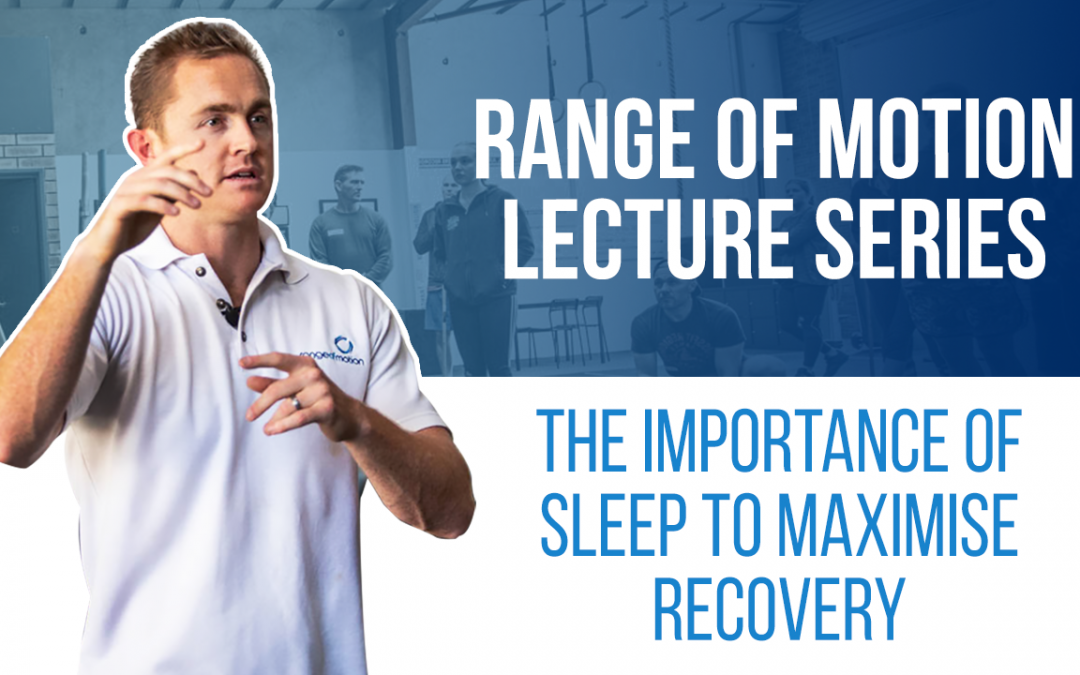 The importance of sleep to maximise recovery