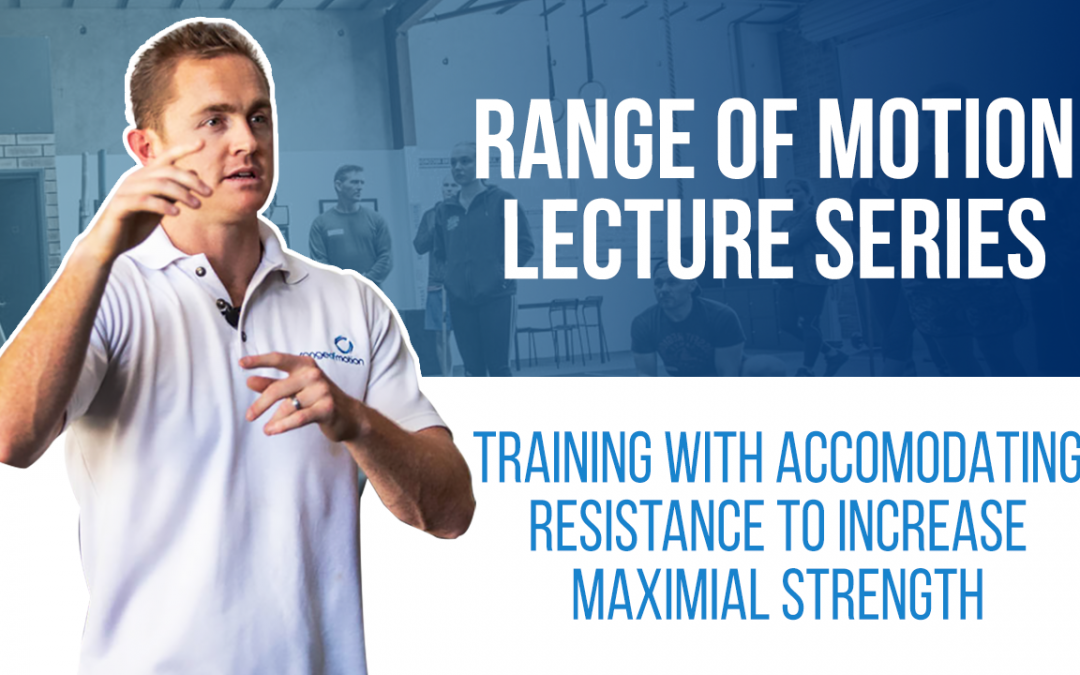 Training with accomodating resistance to increase maximial strength