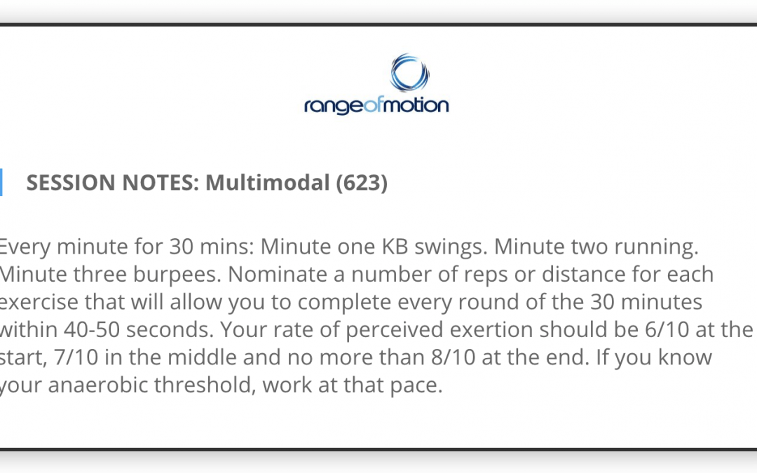 SESSION NOTES: Multimodal (623)