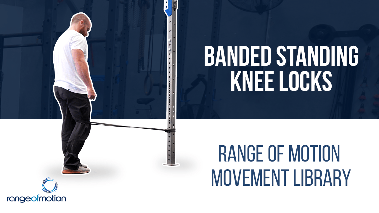 Banded Standing Knee Locks • Range Of Motion