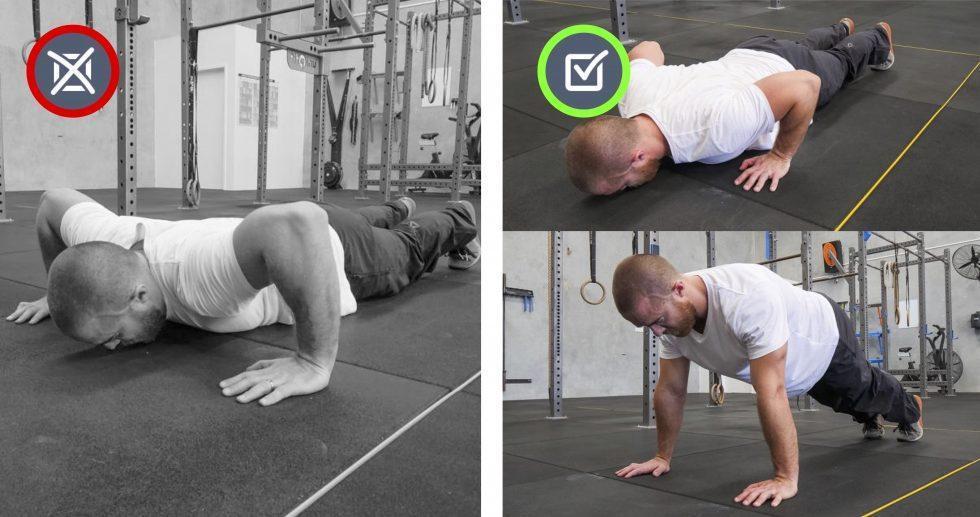 Elbows wide. Push Out Movement Therapy. • Range Of Motion