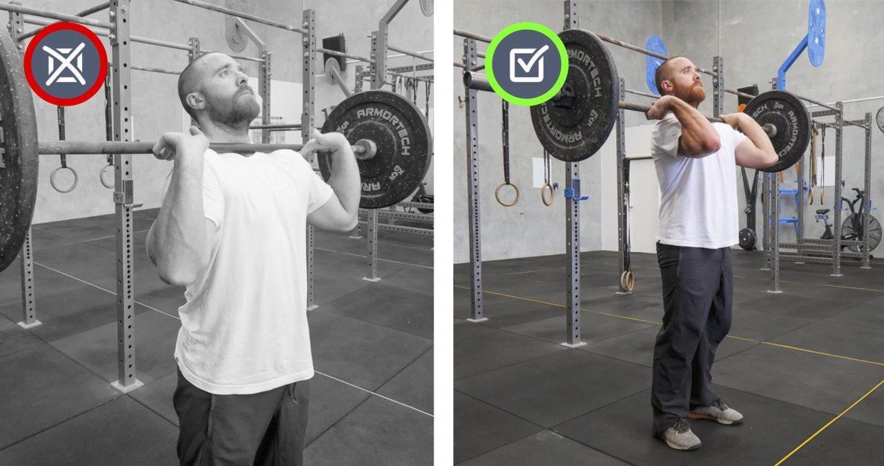 Elbows wide. Rack/Headstand Movement Therapy. • Range Of Motion