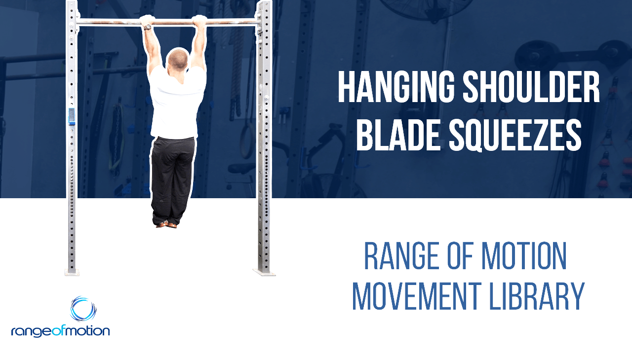 Hanging Shoulder Blade Squeezes • Range Of Motion
