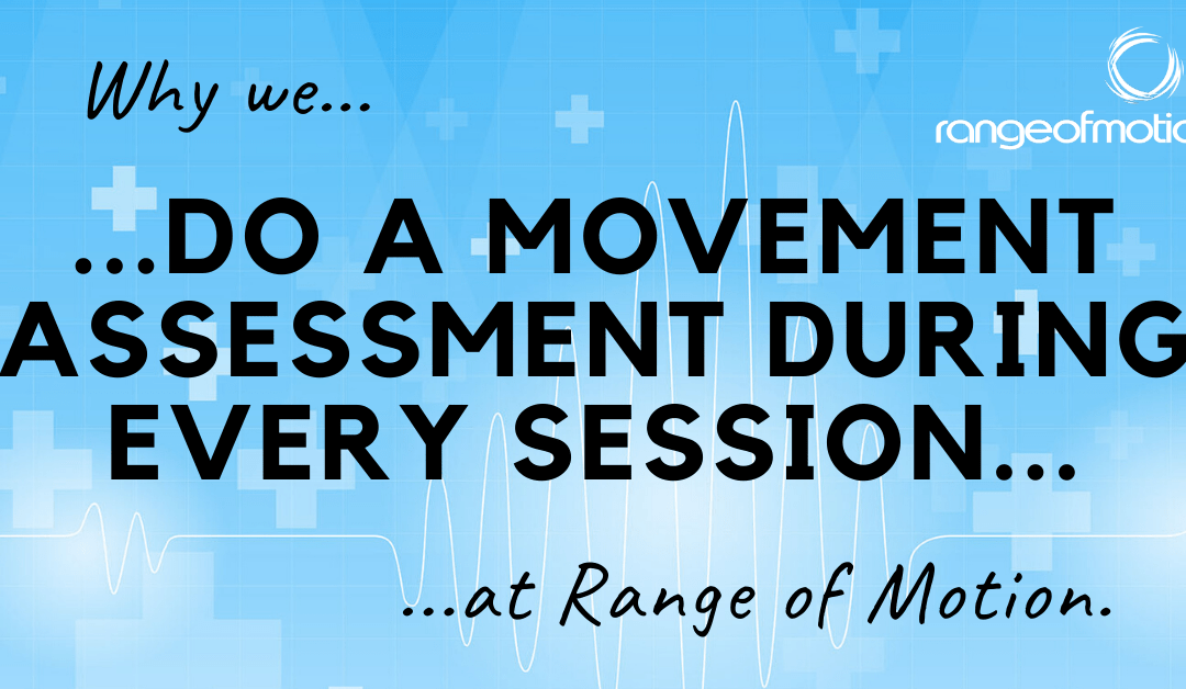 Why we do a movement assessment during every session at Range of Motion.