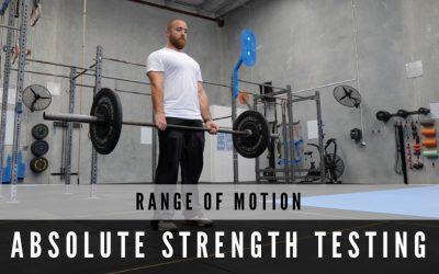 Range of Motion Absolute Strength Testing